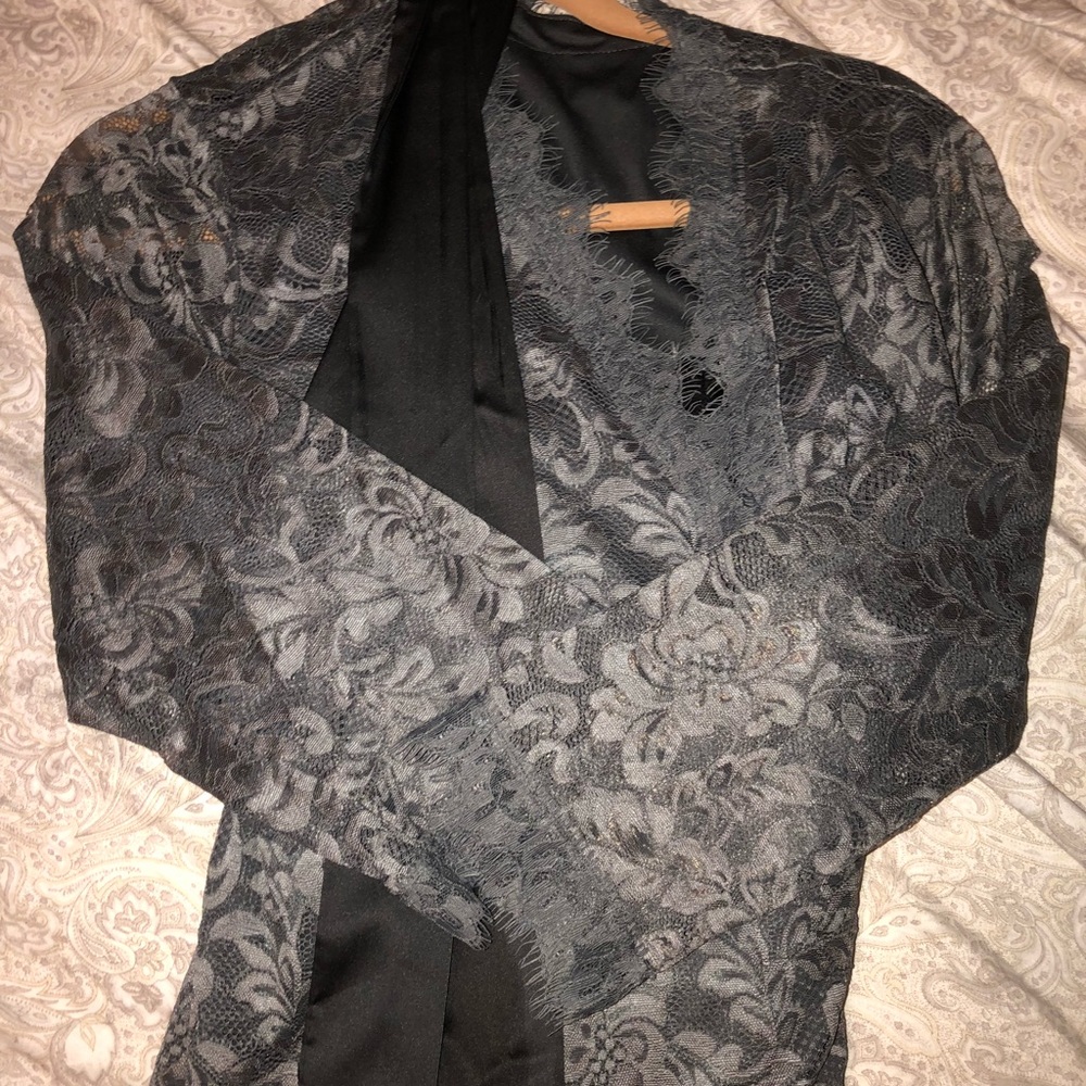 Lace Wrap Dress